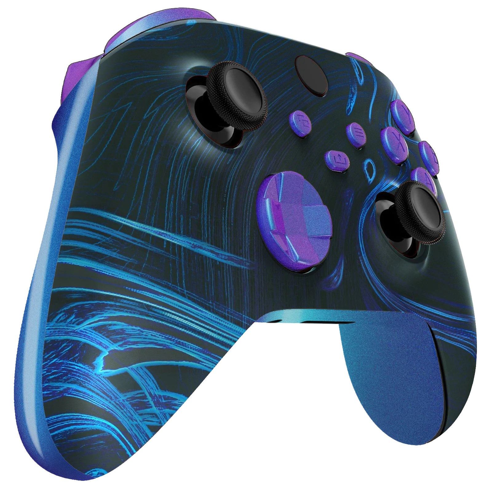 GOAT Blue Swirl Custom Xbox Controller