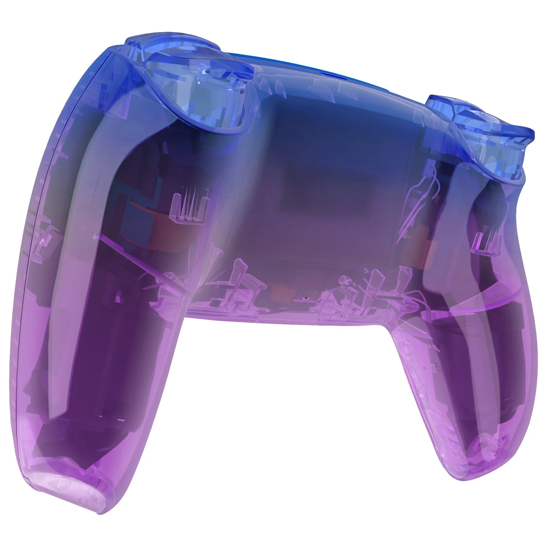 Transparent Blue to Purple PlayStation 5 Controller