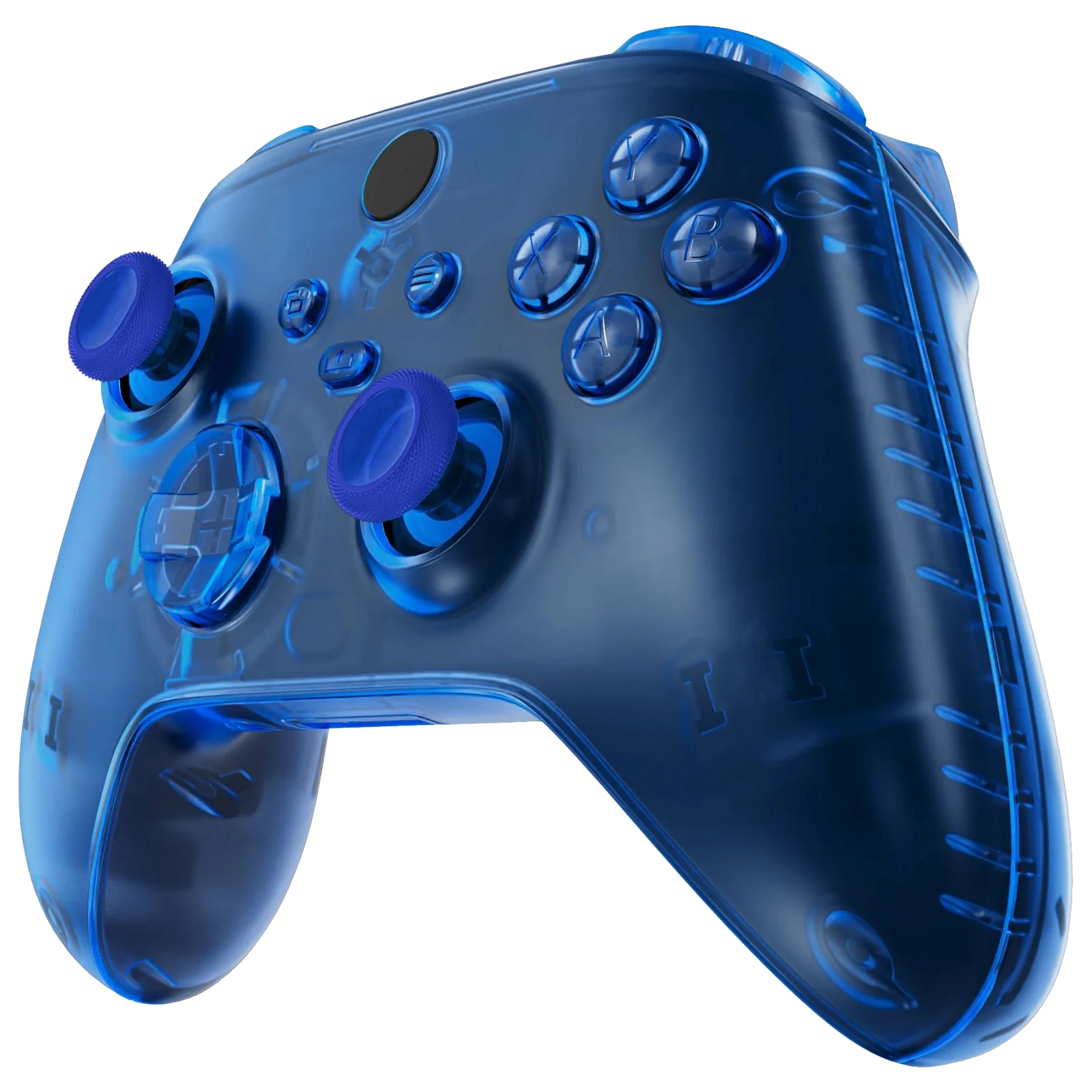 GOAT transparent blue custom XBOX controller
