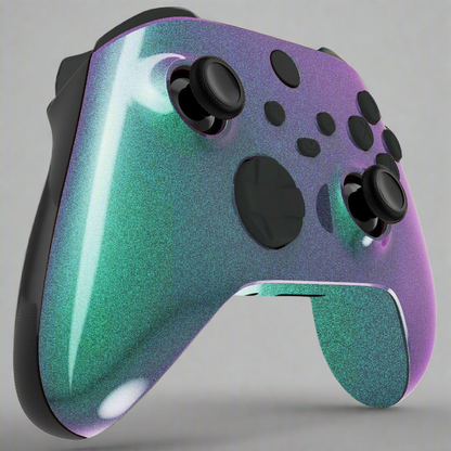 GOAT Two-Tone Chameleon Green/Black Custom Xbox Controller