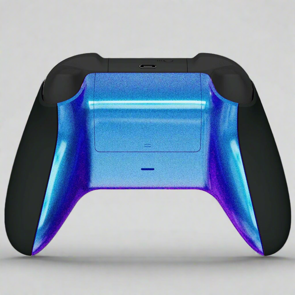 GOAT Two-Tone Chameleon Blue/Black Custom Xbox Controlle