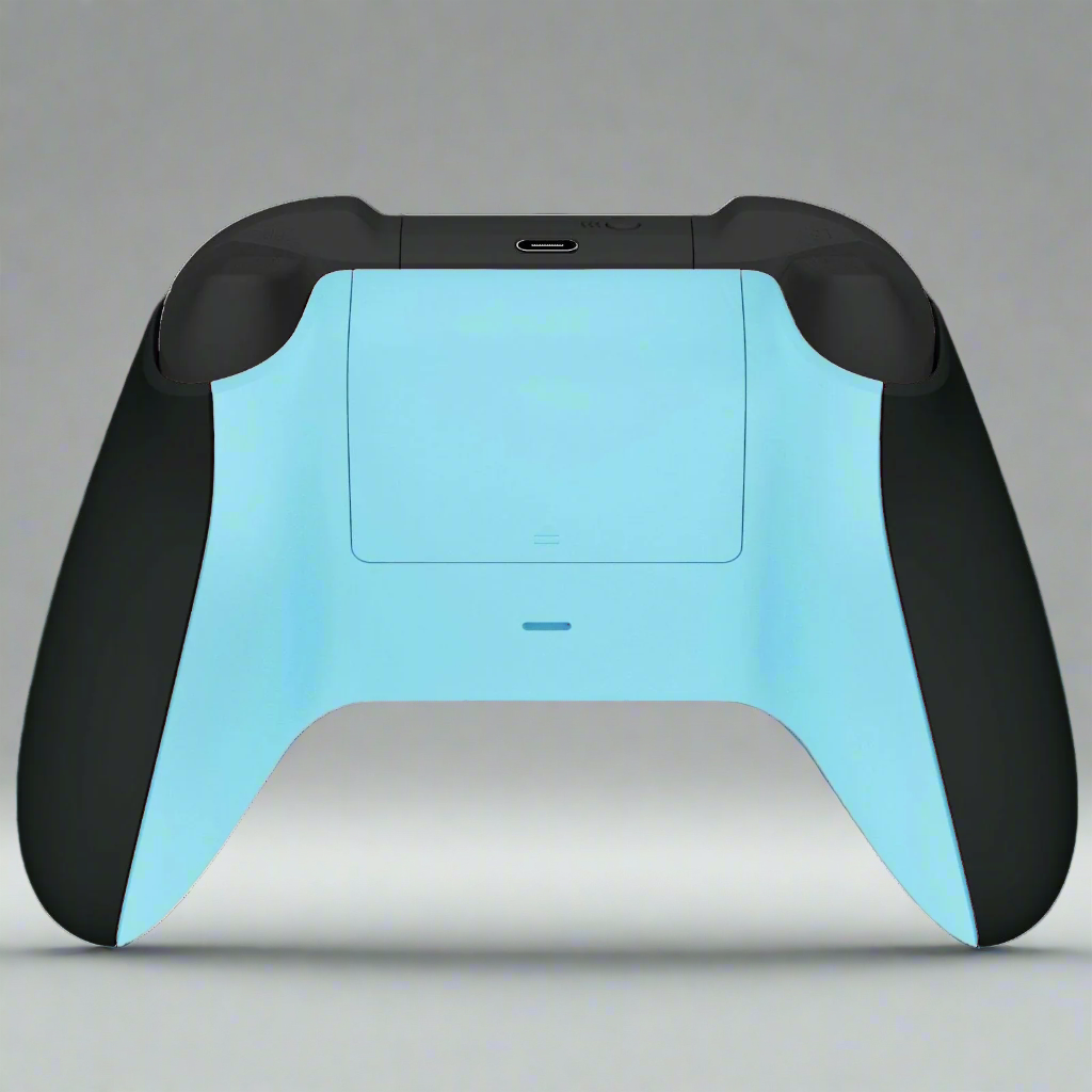 GOAT Two-Tone Baby Blue/Black Custom Xbox Controller